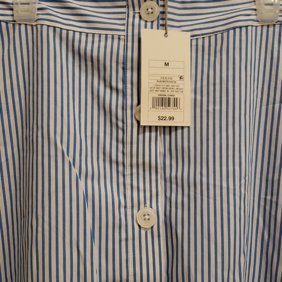 White and blue a line skirt size M - Picture 2 of 3